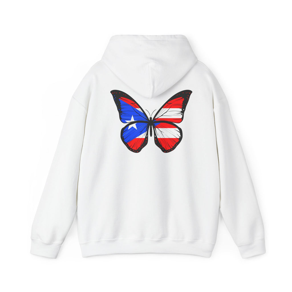 Women's Puerto Rico Flag Butterfly Hoodie