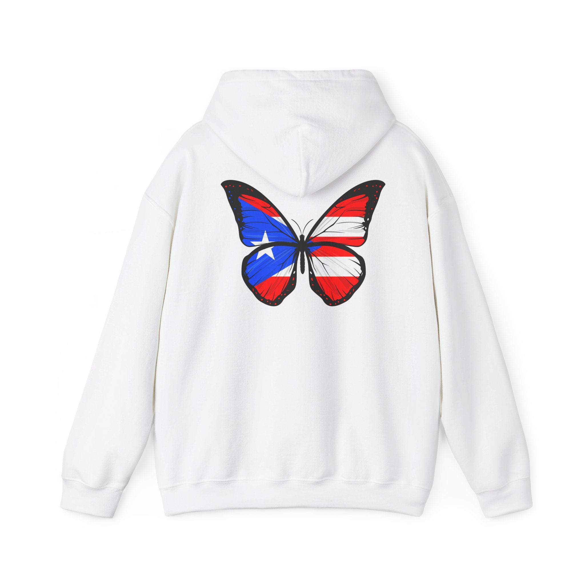 Women's Puerto Rico Flag Butterfly Hoodie