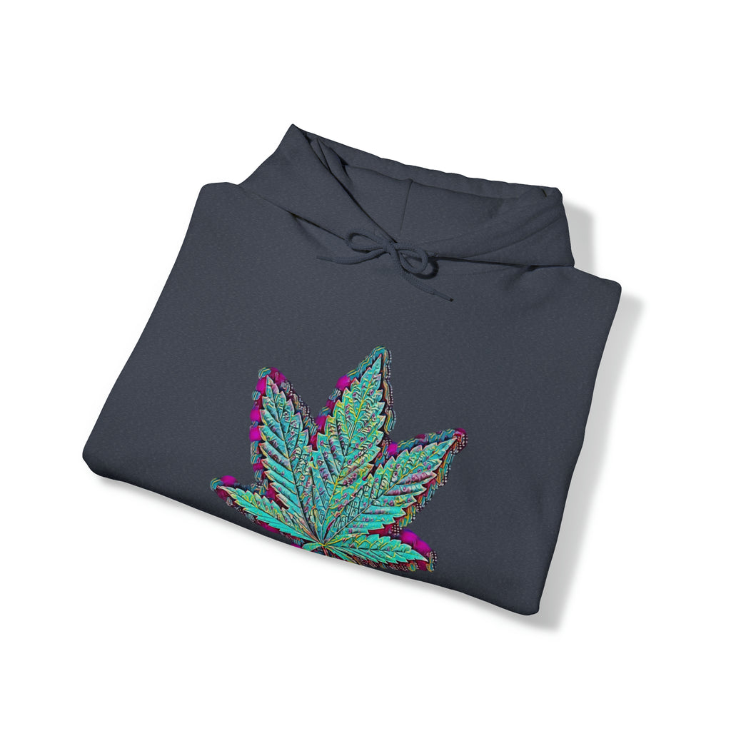 The Five Finger Leaf Unisex Heavy Blend™ Hooded Sweatshirt