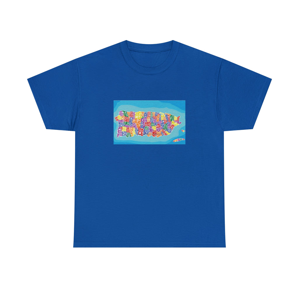 The Island of Puerto Rico Unisex Heavy Cotton Tee