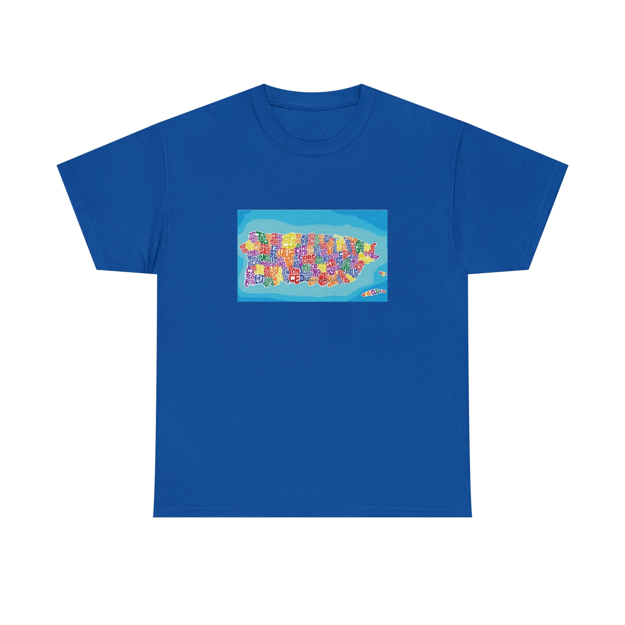 The Island of Puerto Rico Unisex Heavy Cotton Tee
