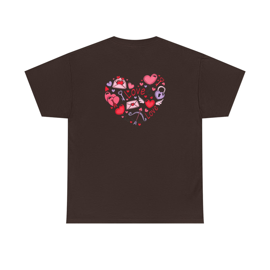 Valentine's Day Love Heart Graphic Tee – Valentine’s Day Romantic Shirt