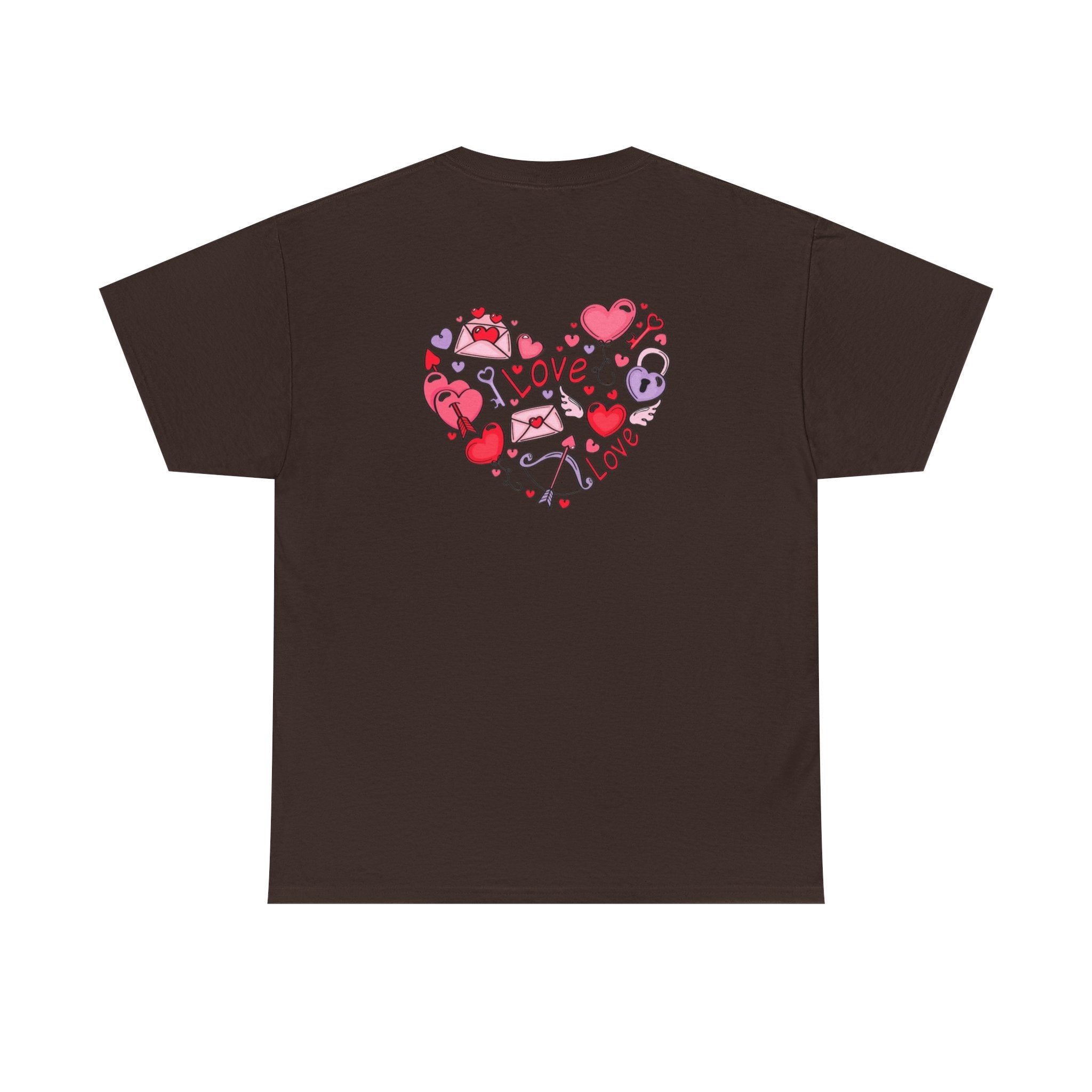 Valentine's Day Love Heart Graphic Tee – Valentine’s Day Romantic Shirt