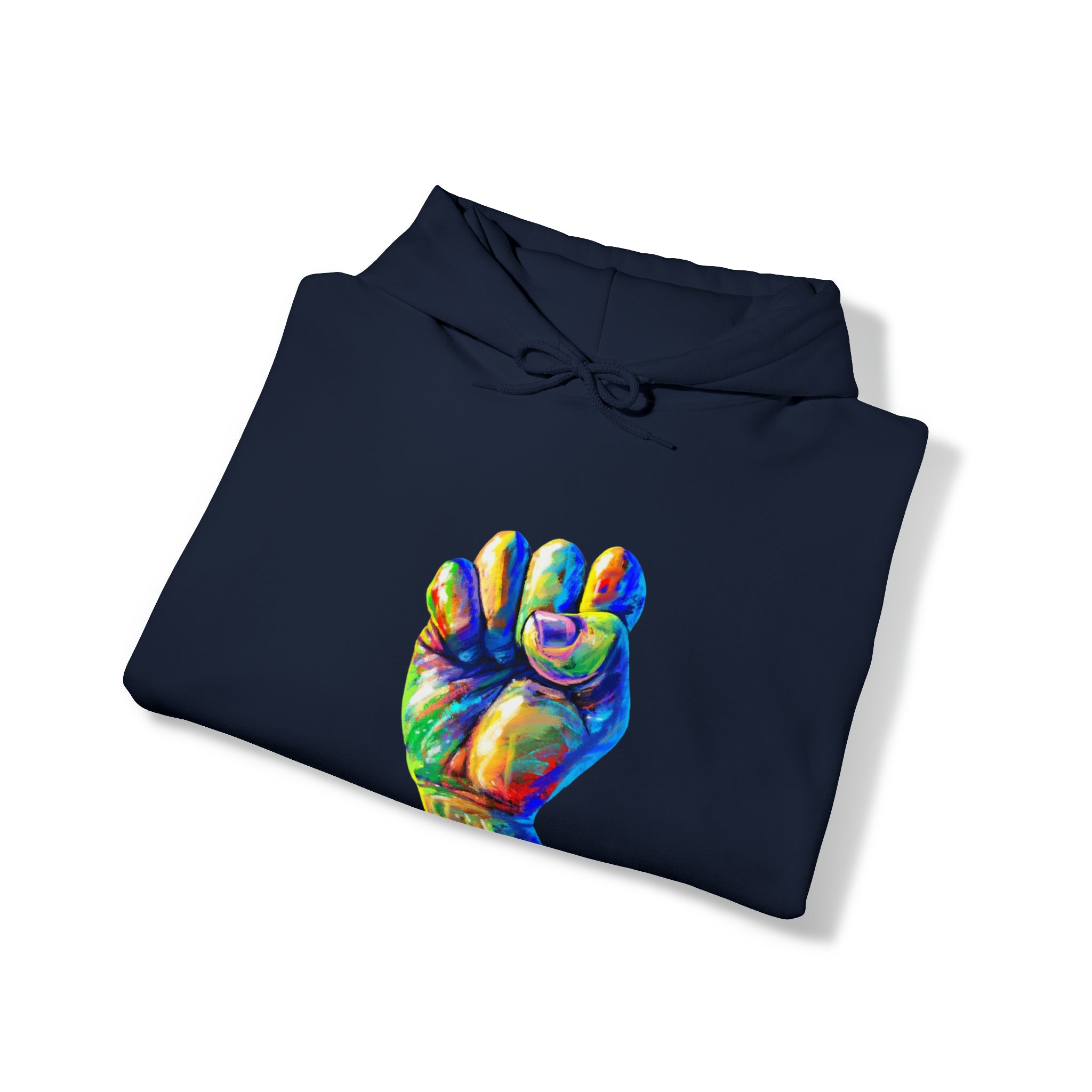 Power to The People Fist Unisex Heavy Blend™ Hooded Sweatshirt