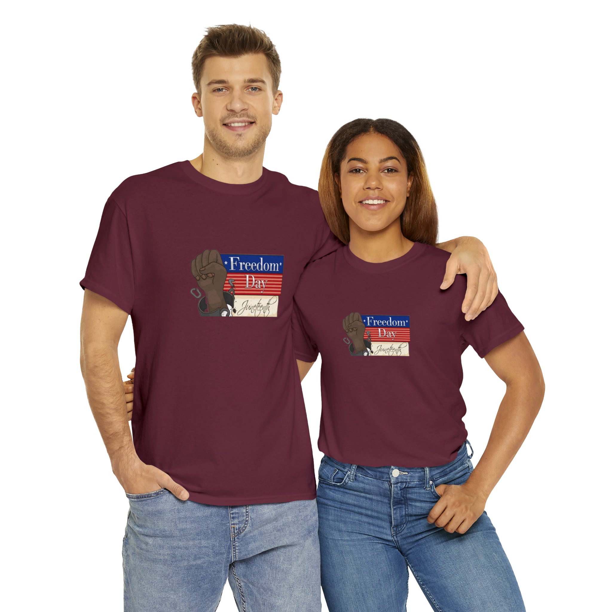 Juneteenth Freedom Day 2 Unisex Heavy Cotton Tee