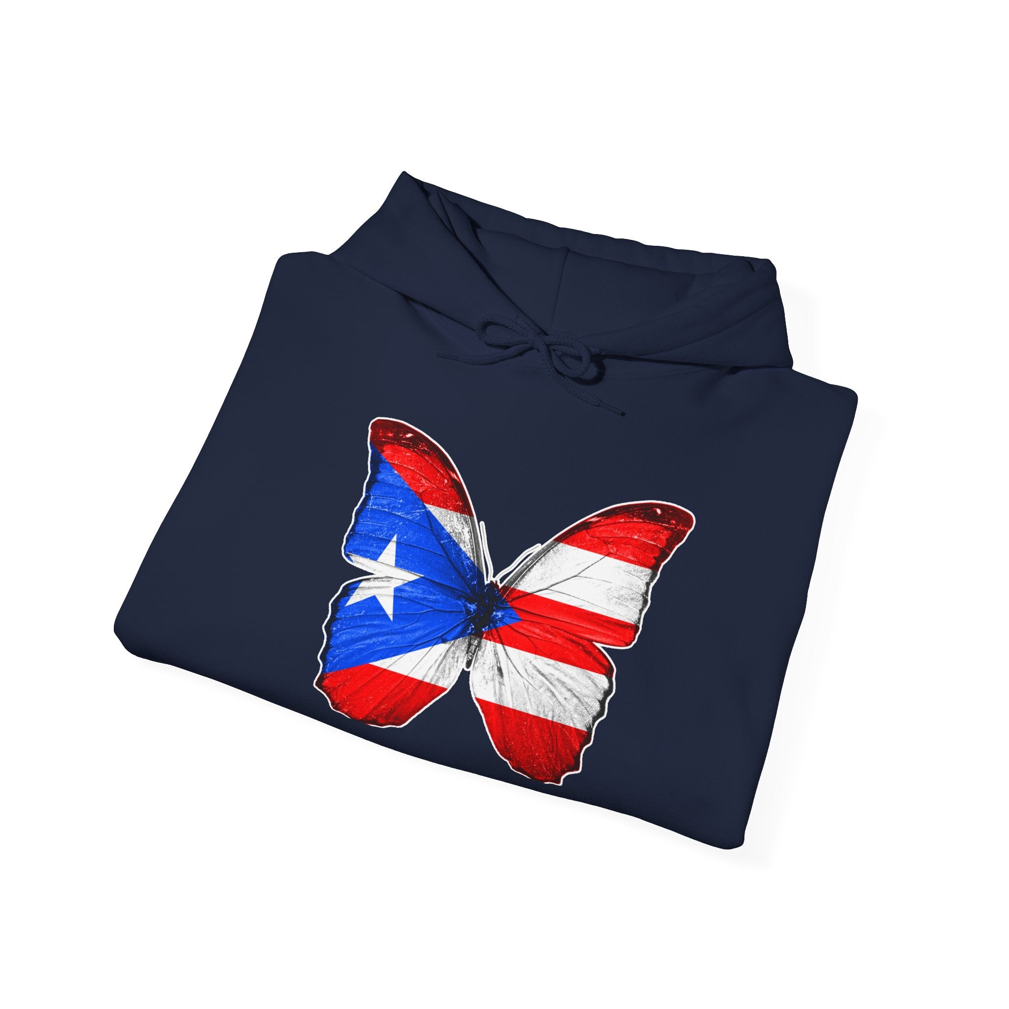 Women's Puerto Rico Flag Butterfly Hoodie