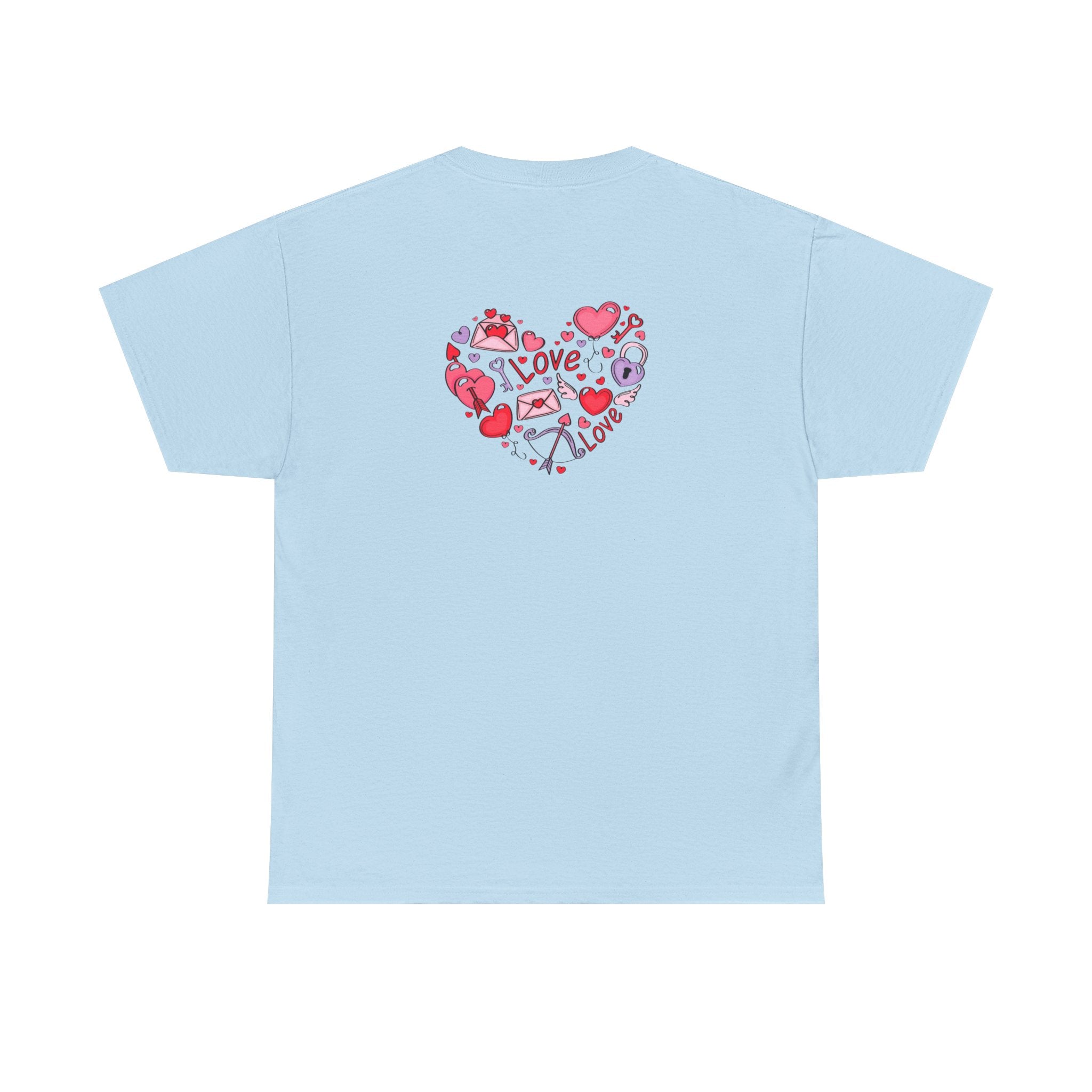 Valentine's Day Tee — "Happy Valentine's Day" Heart Design