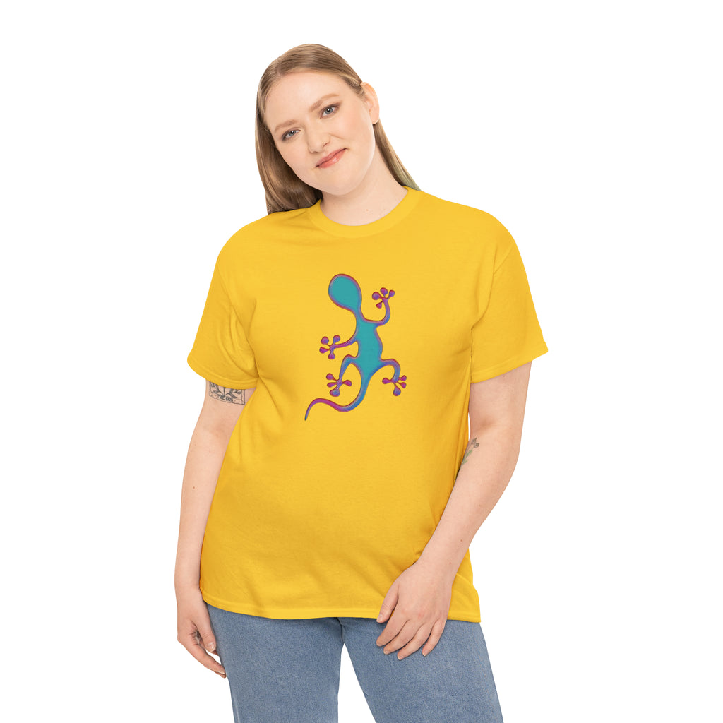 Taino-Inspired Salamander 2 Unisex Heavy Cotton Tee