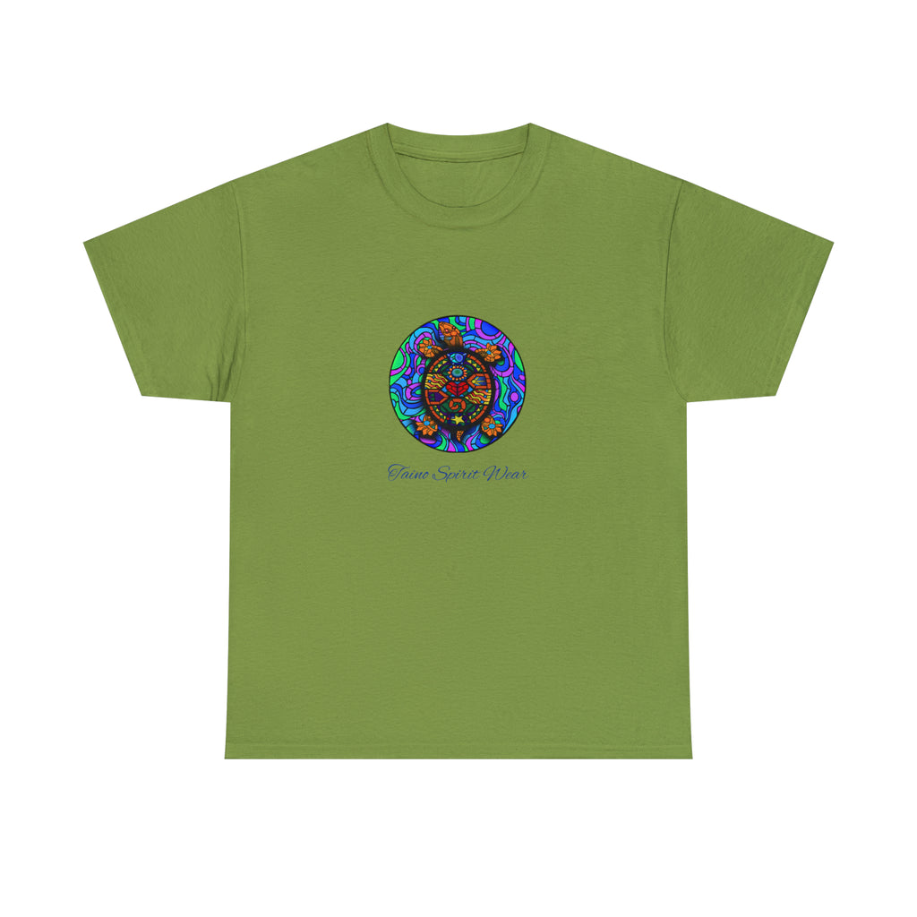 Taino-Inspired Turtle Unisex Heavy Cotton Tee