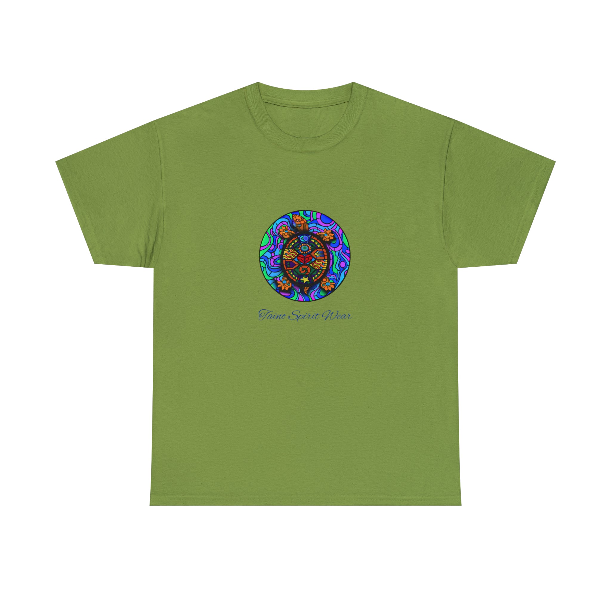 Taino-Inspired Turtle Unisex Heavy Cotton Tee