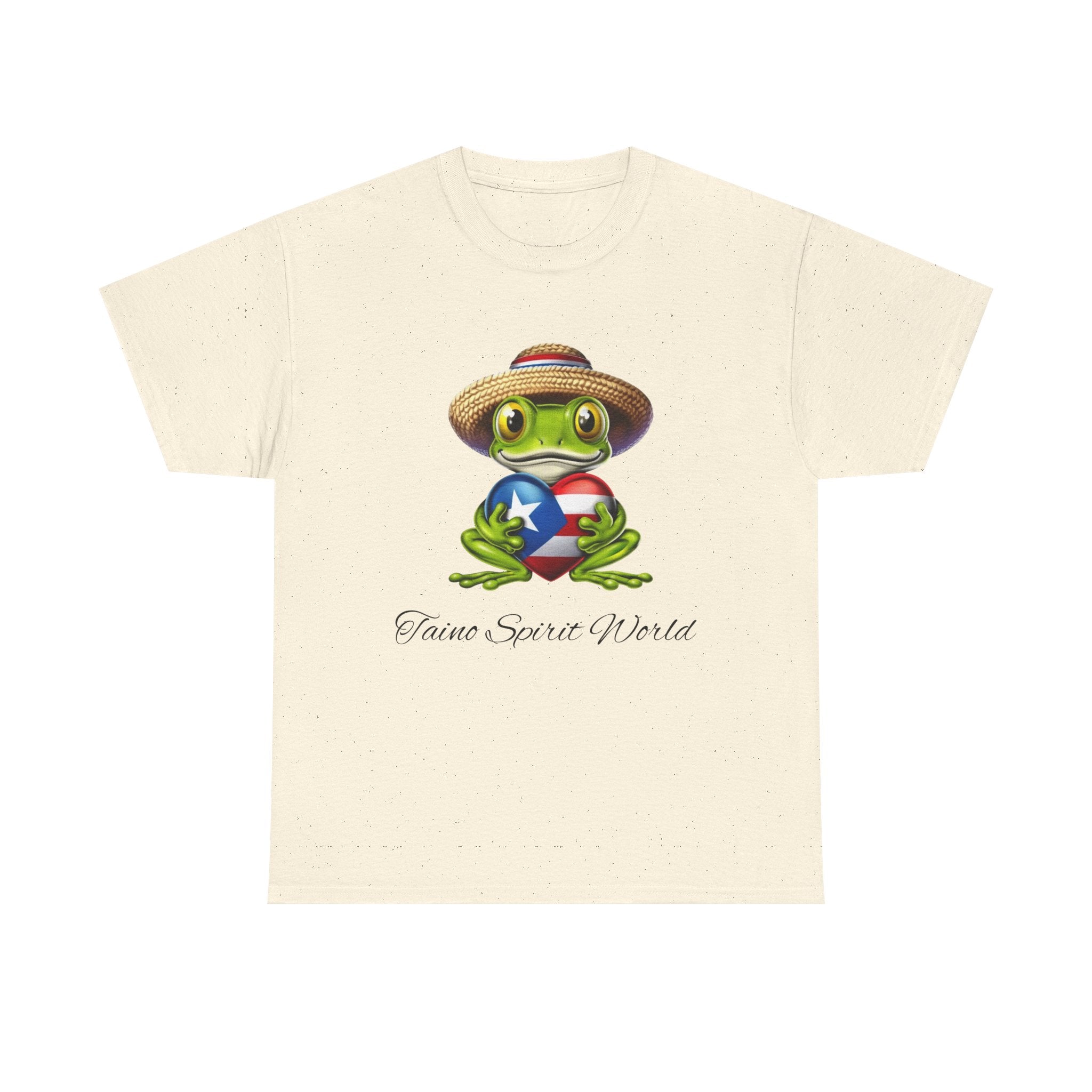 I Heart PR Jibaro Coqui Taino Spirit World Unisex Heavy Cotton Tee