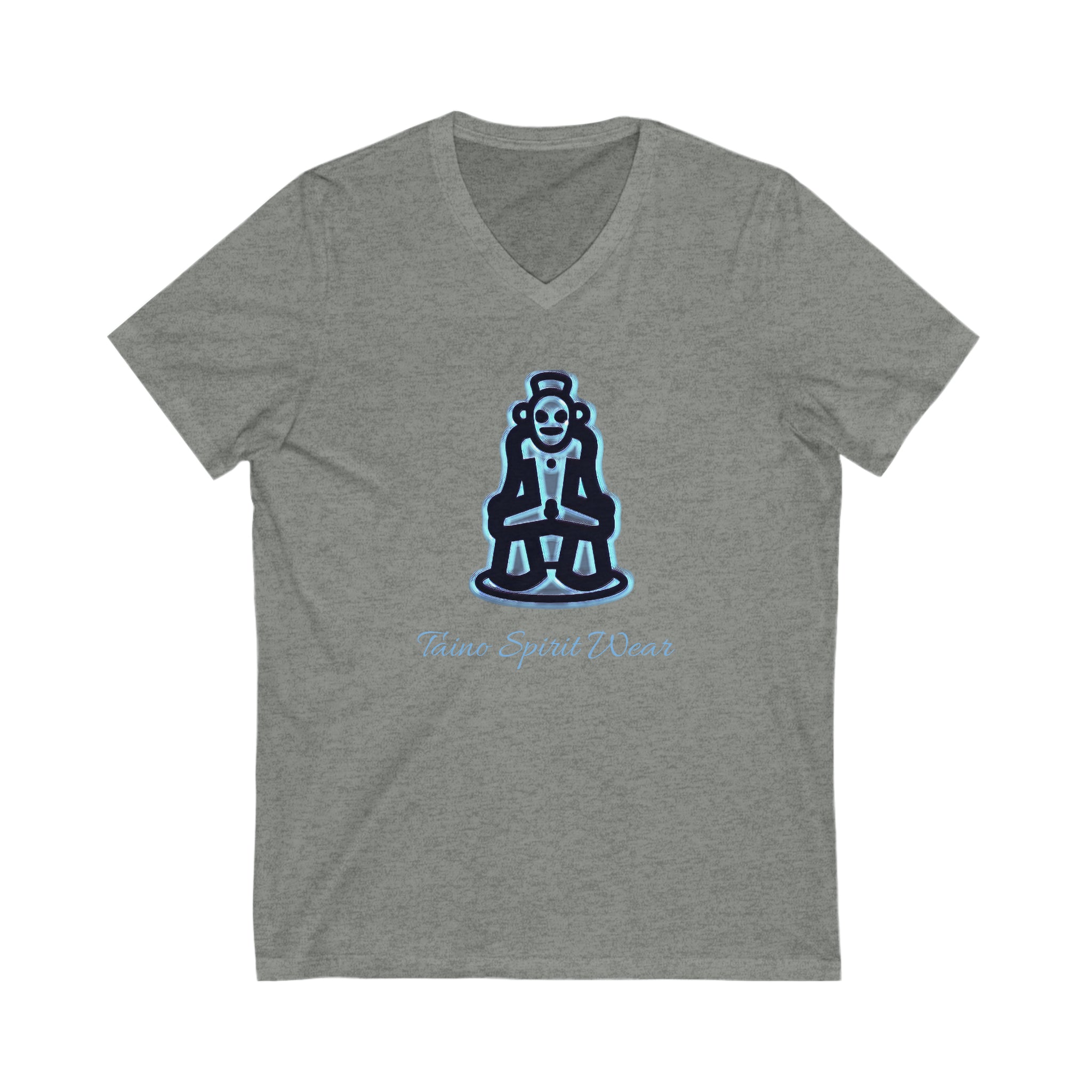 Taino Symbolism Unisex Jersey Short Sleeve V-Neck Tee