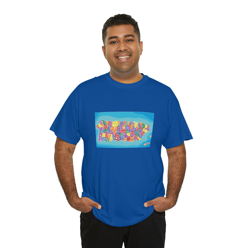 The Island of Puerto Rico Unisex Heavy Cotton Tee