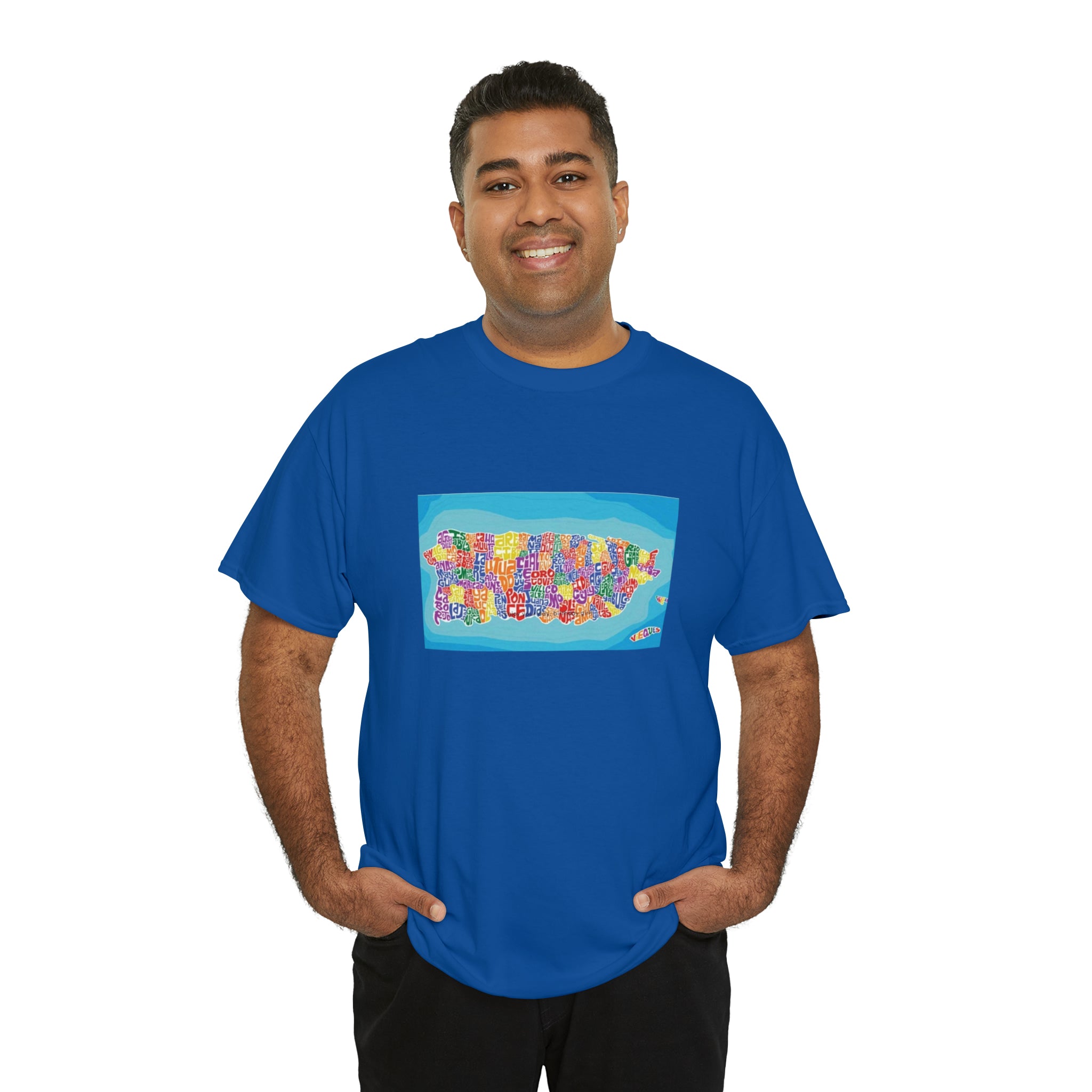 The Island of Puerto Rico Unisex Heavy Cotton Tee
