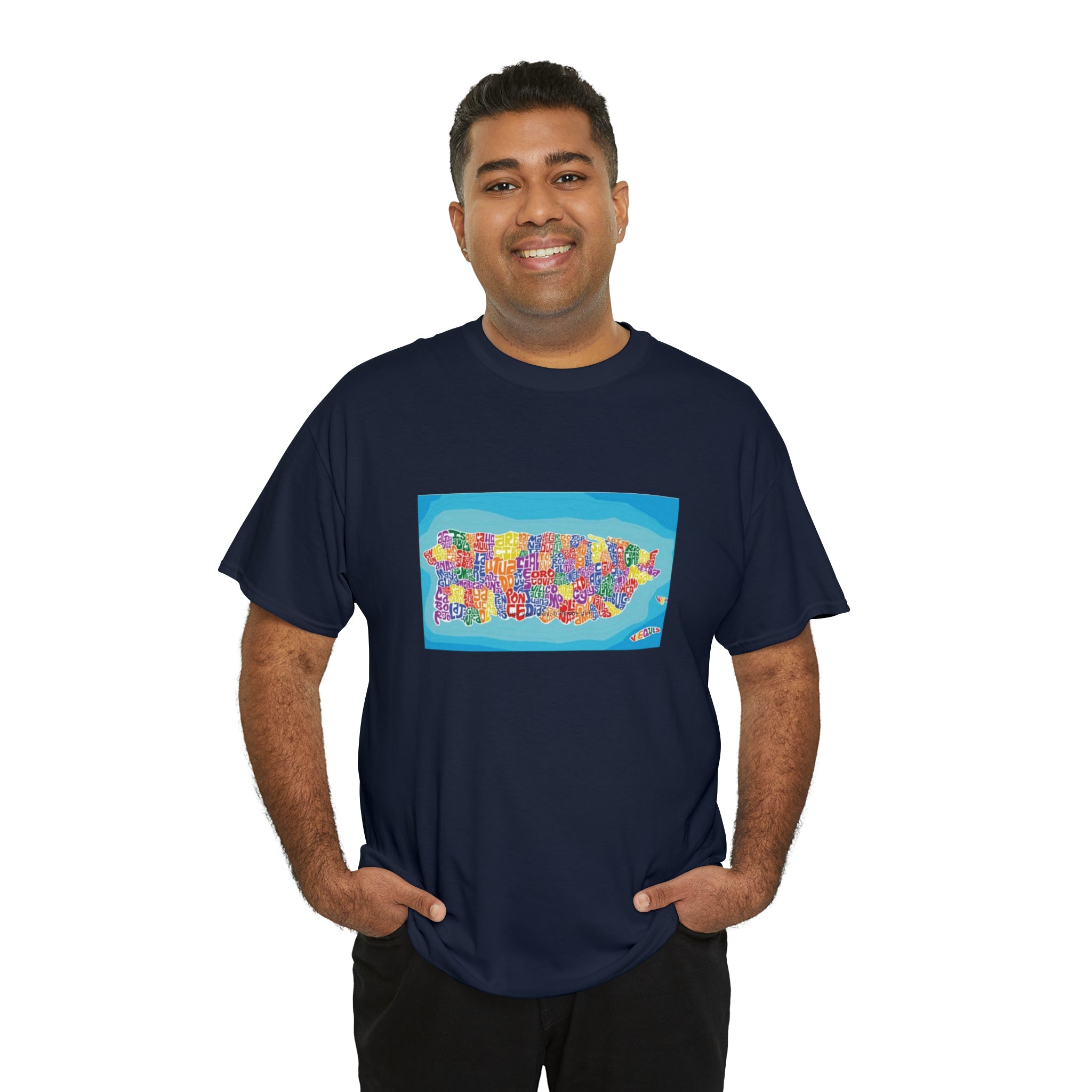 The Island of Puerto Rico Unisex Heavy Cotton Tee