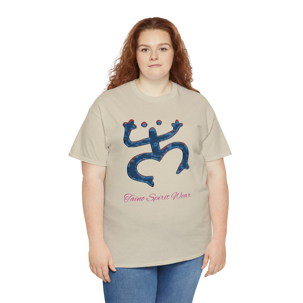 Taino Large Coqui Unisex Heavy Cotton Tee