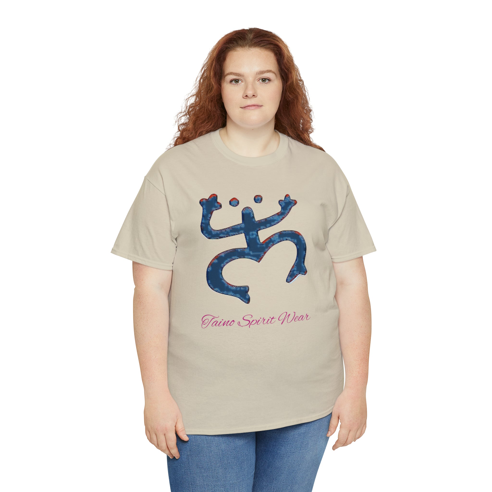 Taino Large Coqui Unisex Heavy Cotton Tee