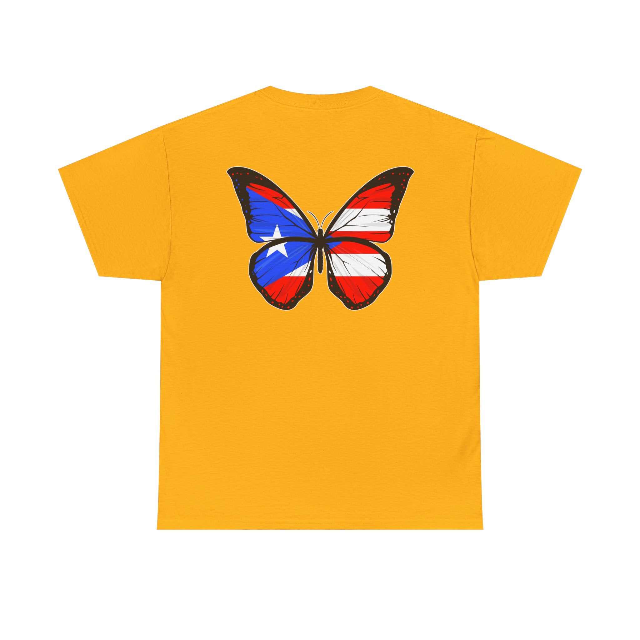 Women's Puerto Rico Flag Butterfly T-Shirt