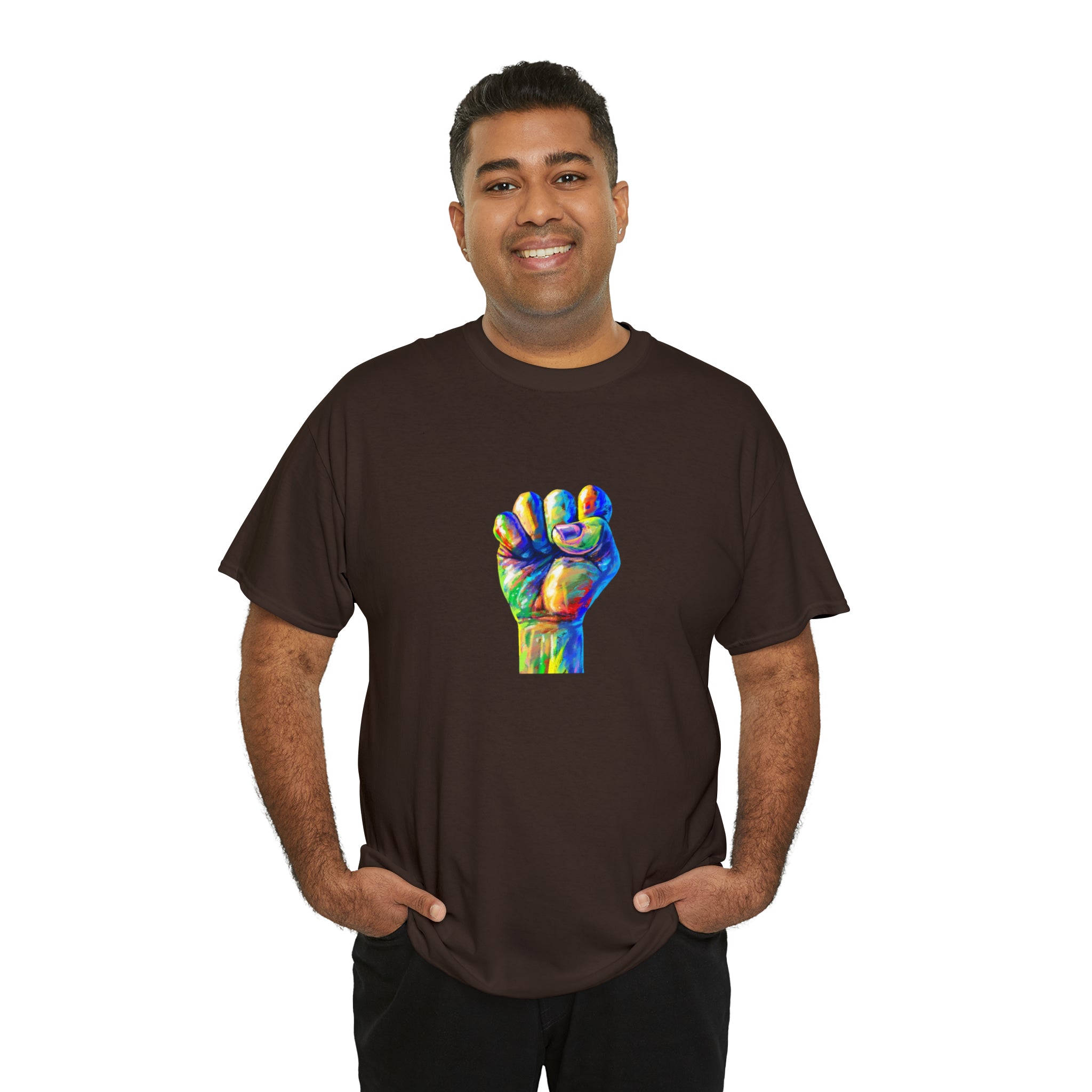 Power to The People Fist Unisex Heavy Cotton Tee