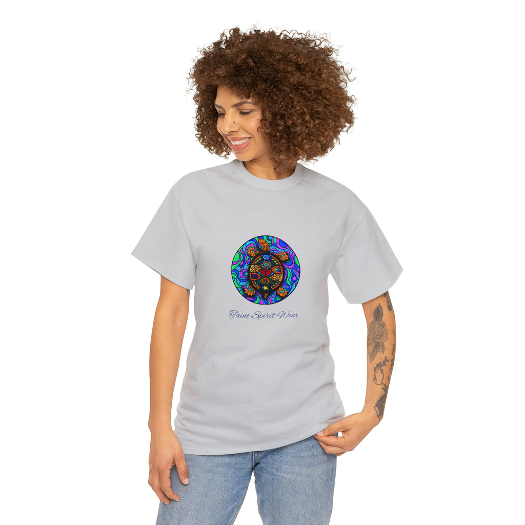 Taino-Inspired Turtle Unisex Heavy Cotton Tee