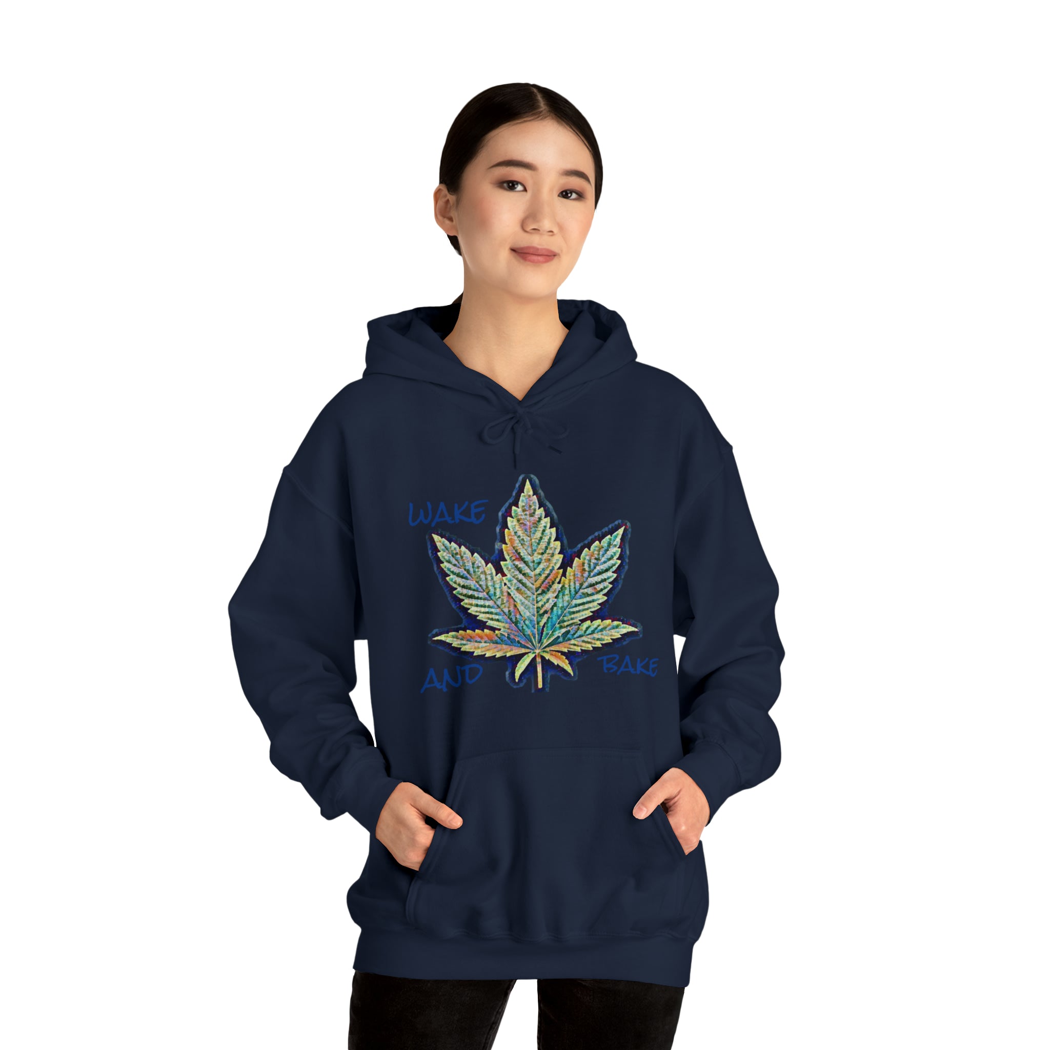 The Five Finger Leaf 2 Unisex Heavy Blend™ Hooded Sweatshirt