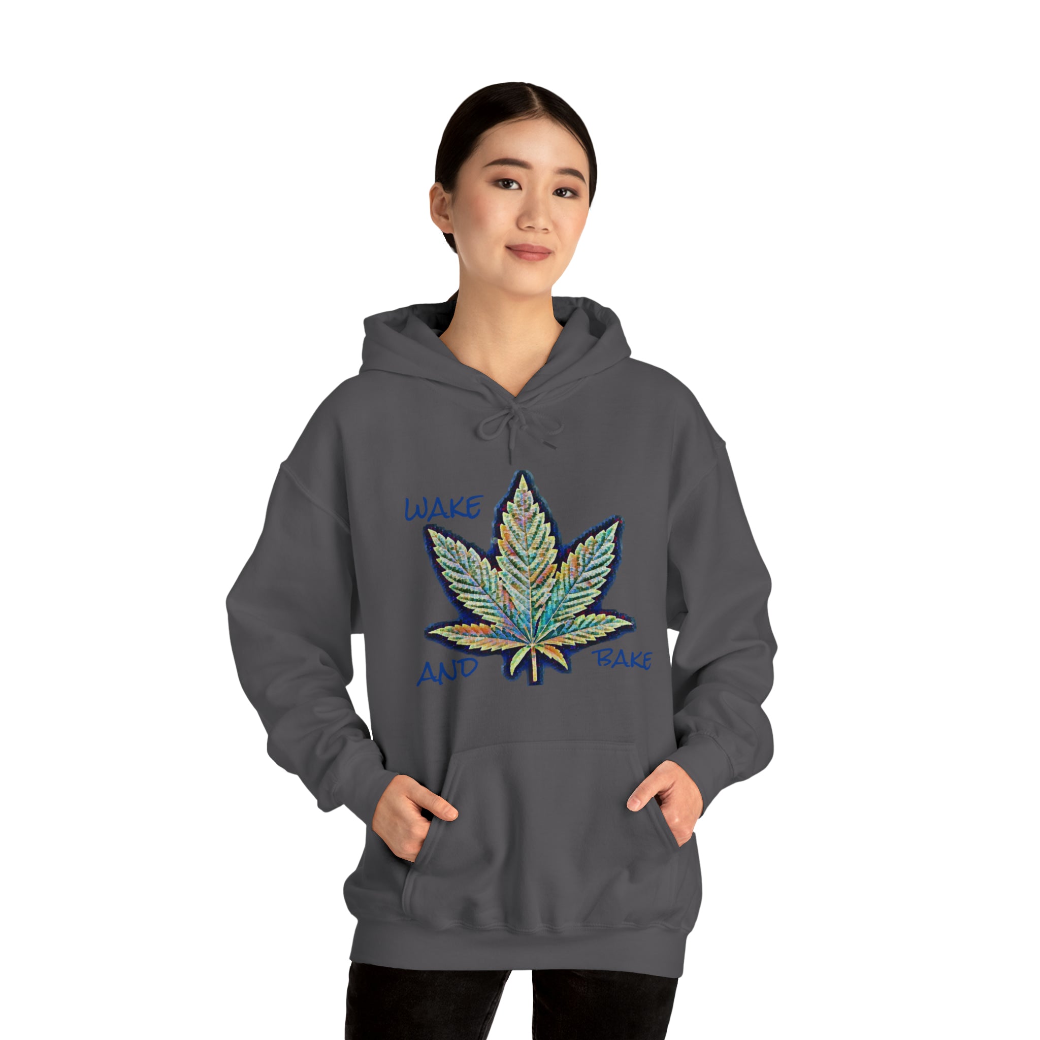 The Five Finger Leaf 2 Unisex Heavy Blend™ Hooded Sweatshirt