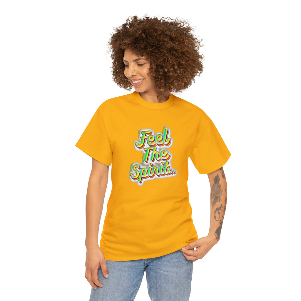 Feel The Spirit Unisex Heavy Cotton Tee