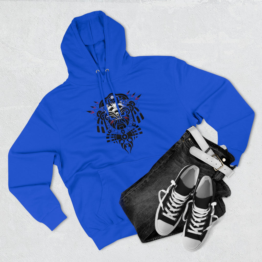 Tribal-Inspired Unisex Premium Pullover Hoodie