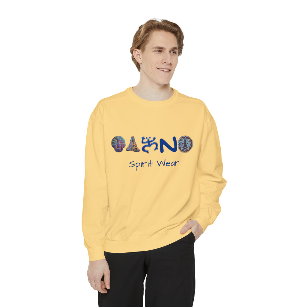 Taino Spirit Wear Symbols Unisex Garment-Dyed Sweatshirt