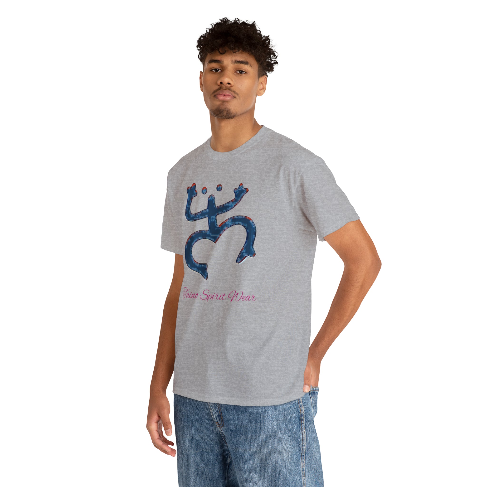 Taino Large Coqui Unisex Heavy Cotton Tee