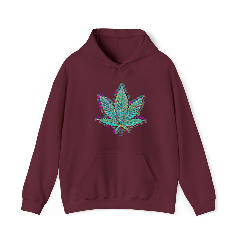 The Five Finger Leaf Unisex Heavy Blend™ Hooded Sweatshirt