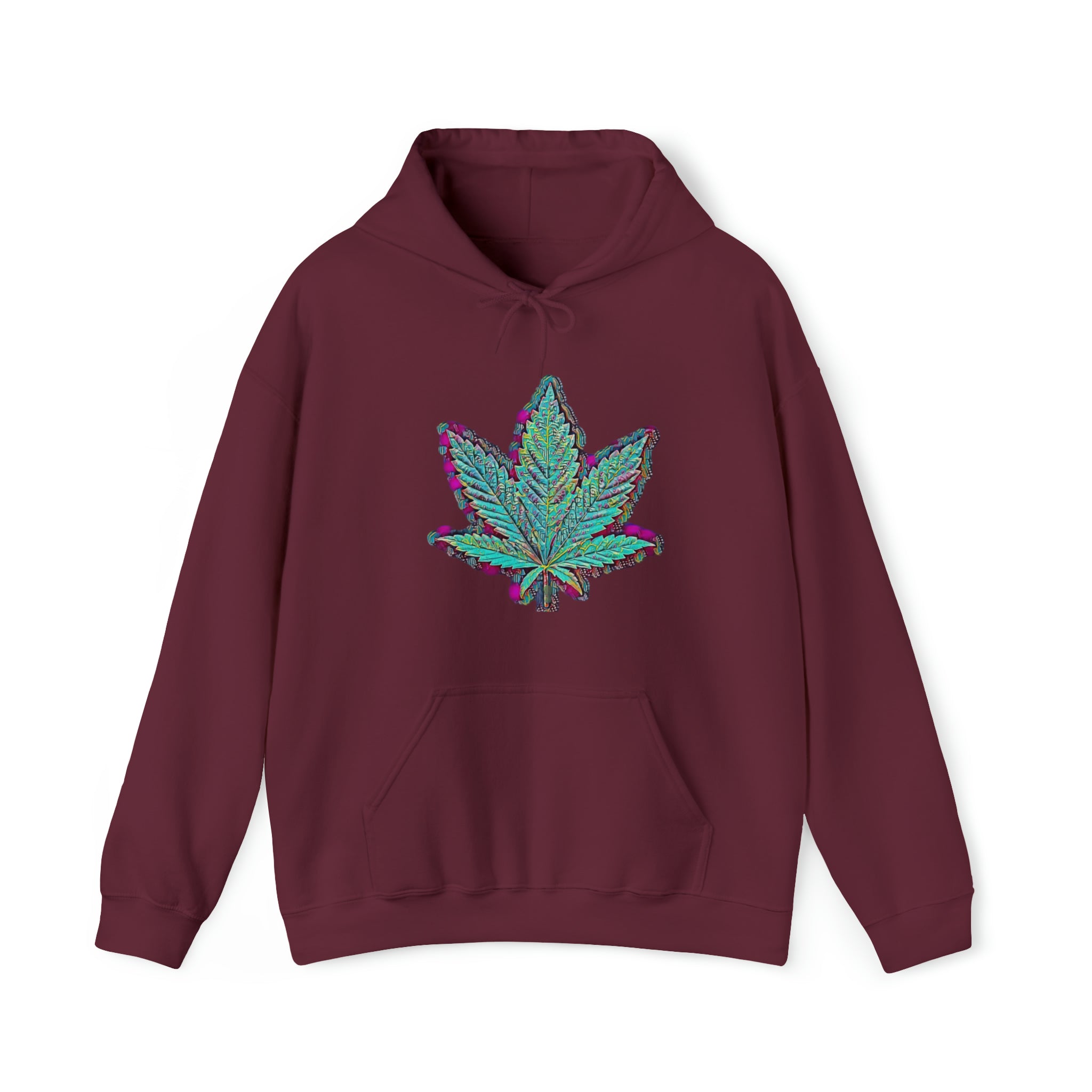 The Five Finger Leaf Unisex Heavy Blend™ Hooded Sweatshirt