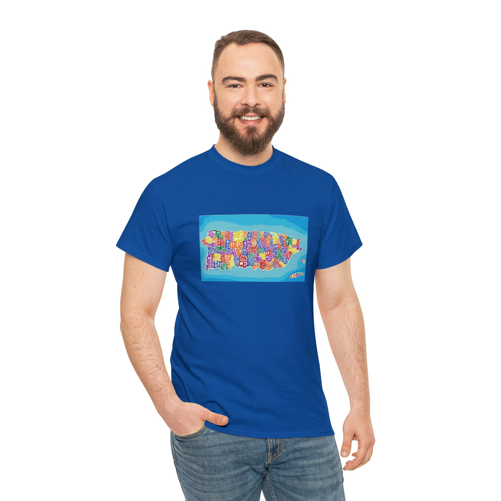 The Island of Puerto Rico Unisex Heavy Cotton Tee