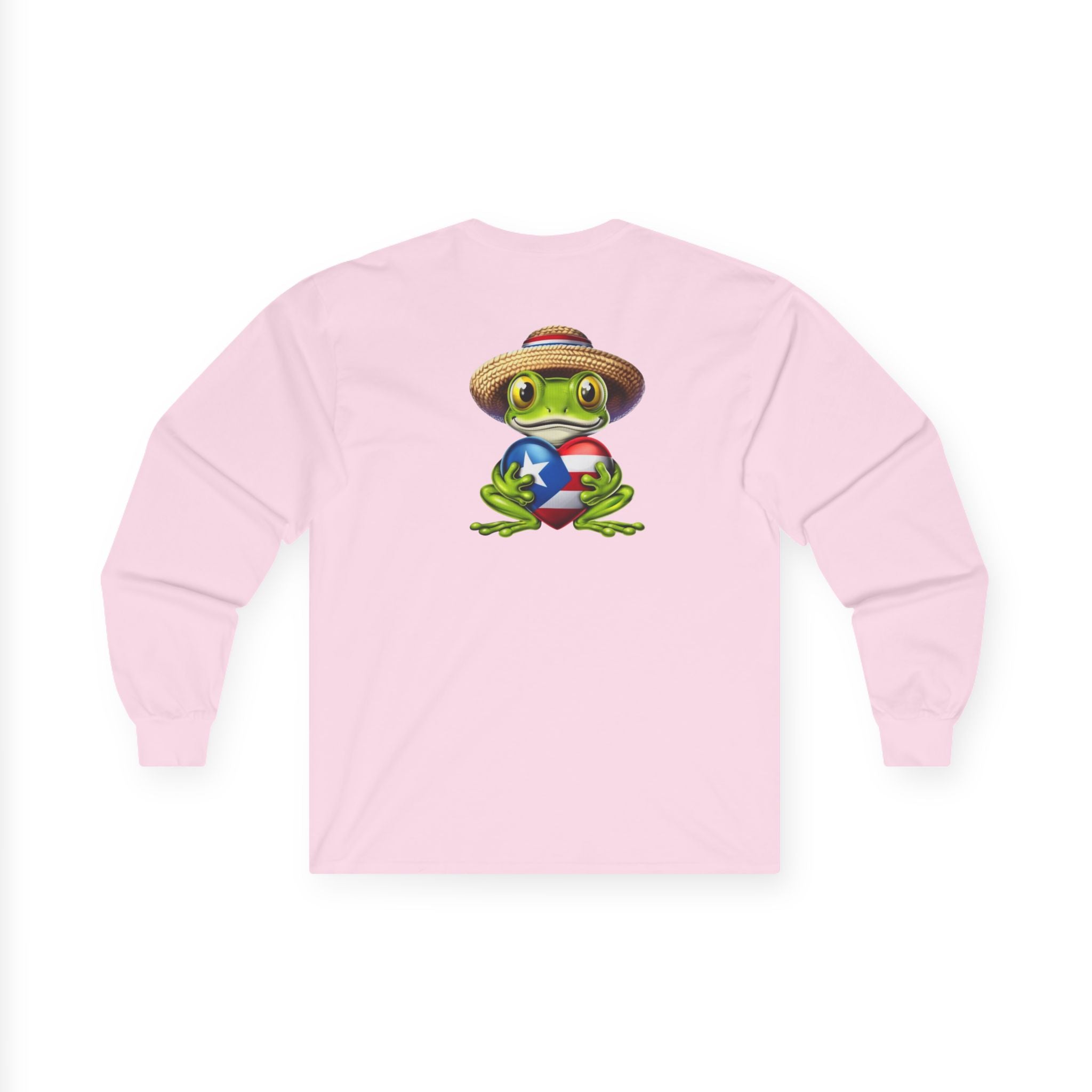 I Heart Puerto Rico/ Jibaro PR Flag Coqui Unisex Ultra Cotton Long Sleeve Tee