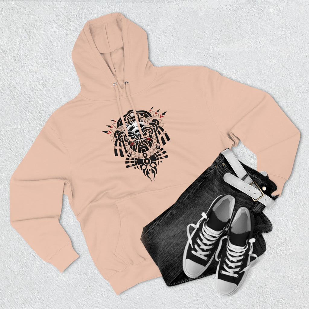 Tribal-Inspired Unisex Premium Pullover Hoodie
