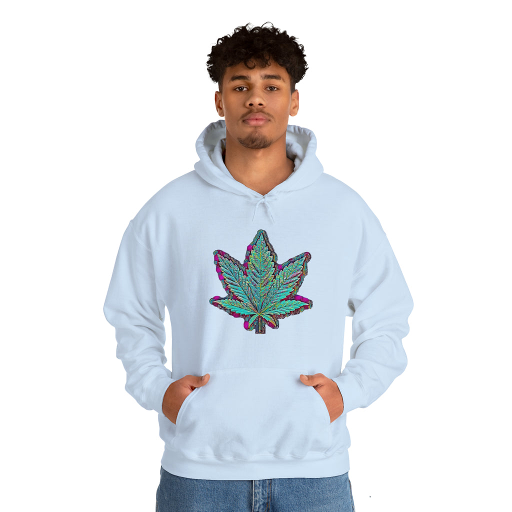 The Five Finger Leaf Unisex Heavy Blend™ Hooded Sweatshirt