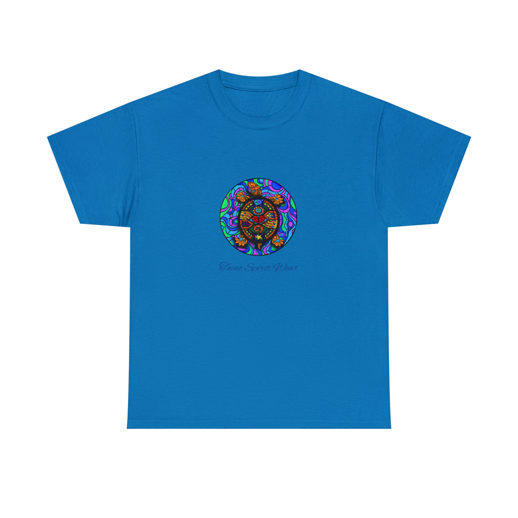 Taino-Inspired Turtle Unisex Heavy Cotton Tee