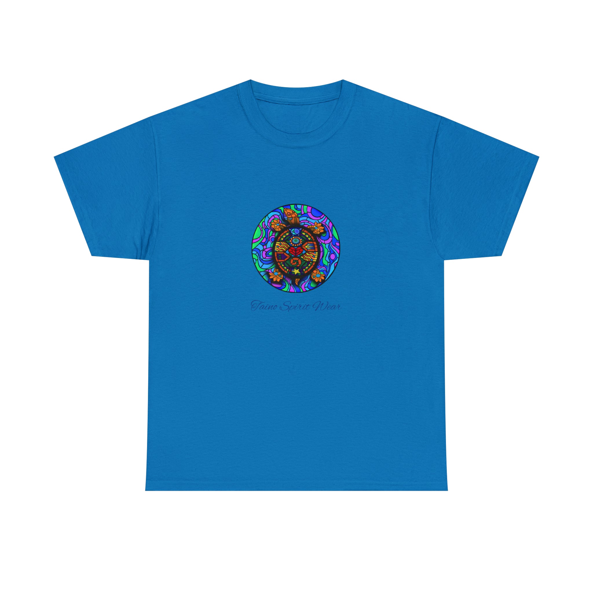 Taino-Inspired Turtle Unisex Heavy Cotton Tee