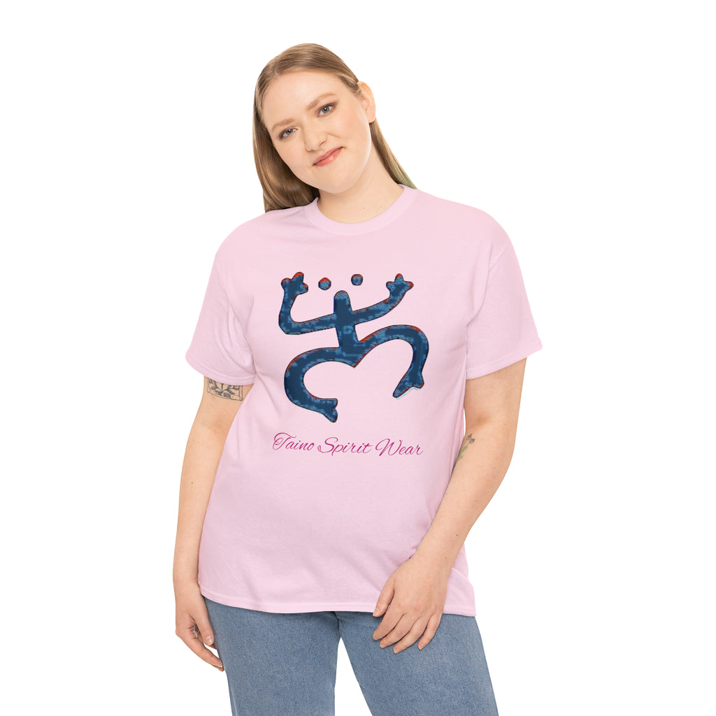 Taino Large Coqui Unisex Heavy Cotton Tee