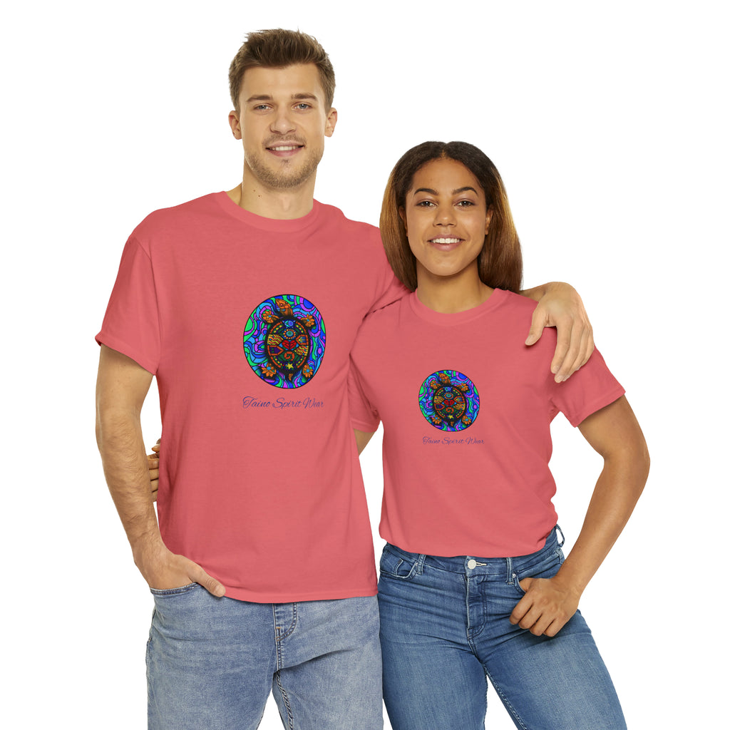 Taino-Inspired Turtle Unisex Heavy Cotton Tee