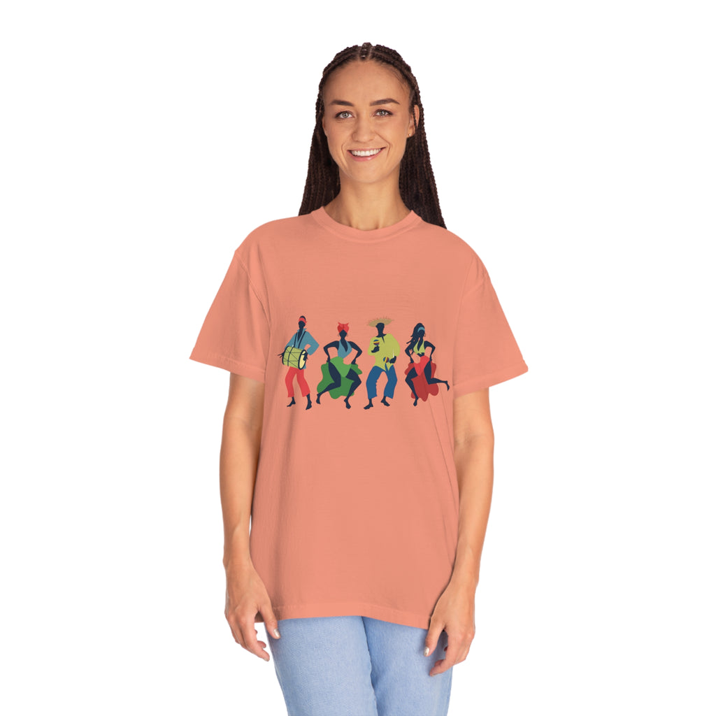 African Dancers Unisex Garment-Dyed T-shirt