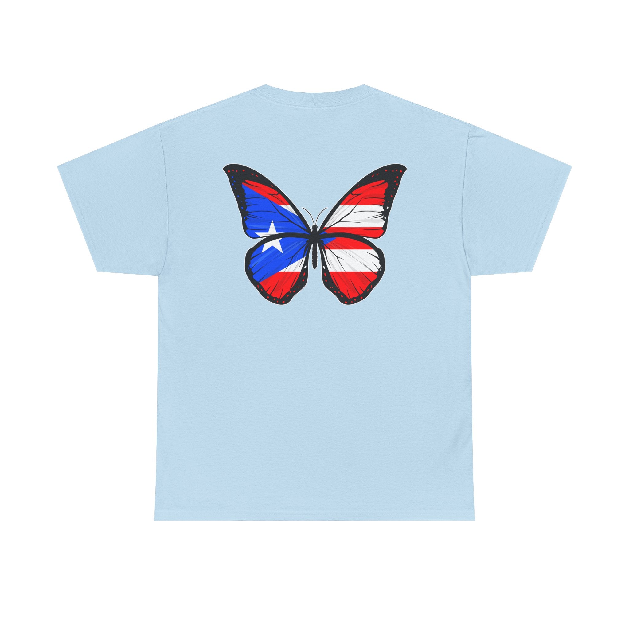 Women's Puerto Rico Flag Butterfly T-Shirt