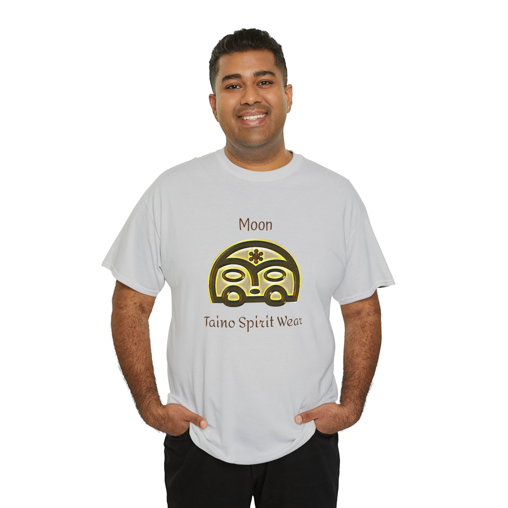 Taino Moon/ Puerto Rican Coqui Unisex Heavy Cotton Tee