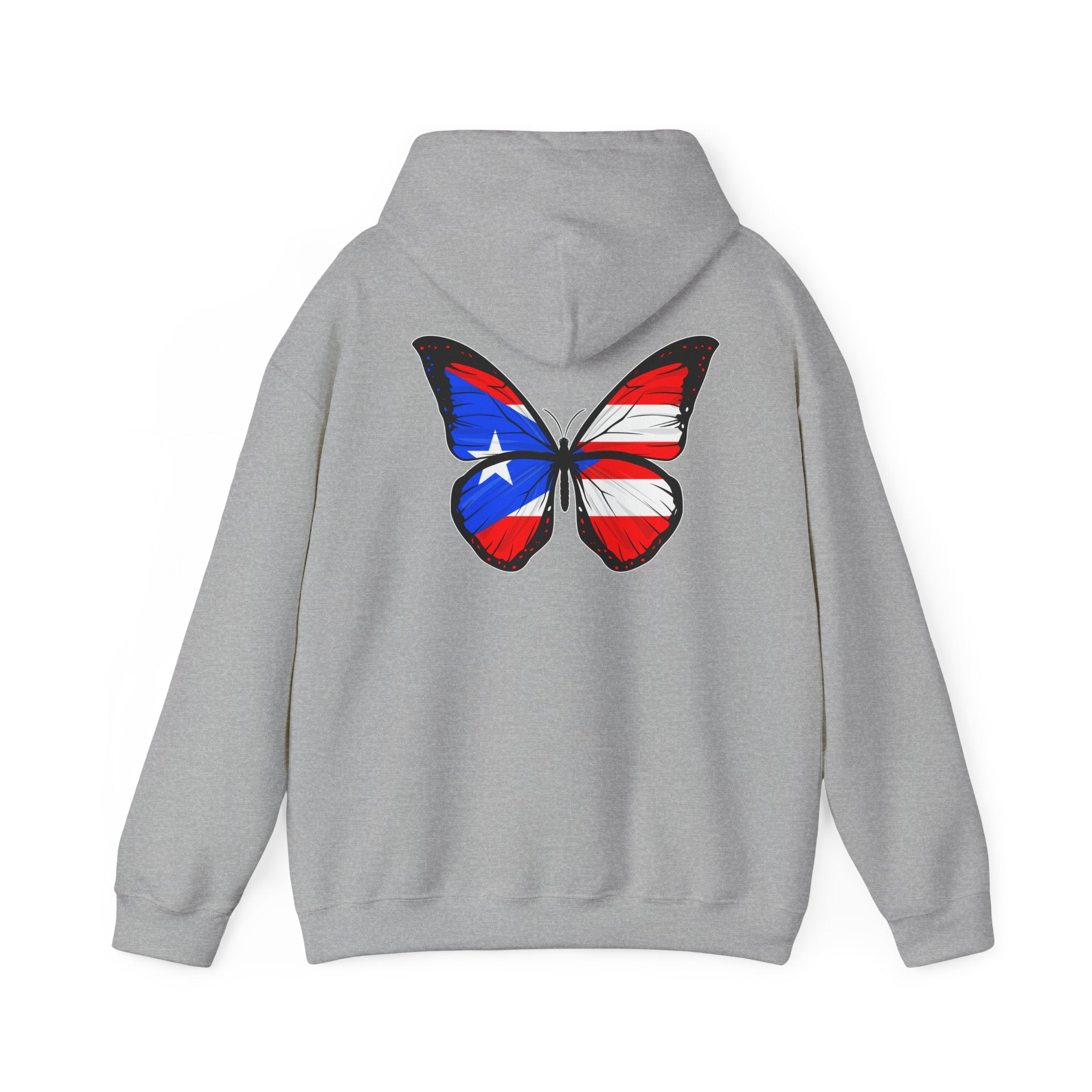 Women's Puerto Rico Flag Butterfly Hoodie