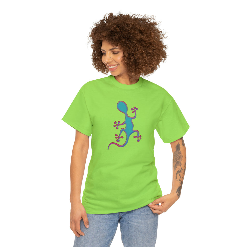 Taino-Inspired Salamander 2 Unisex Heavy Cotton Tee