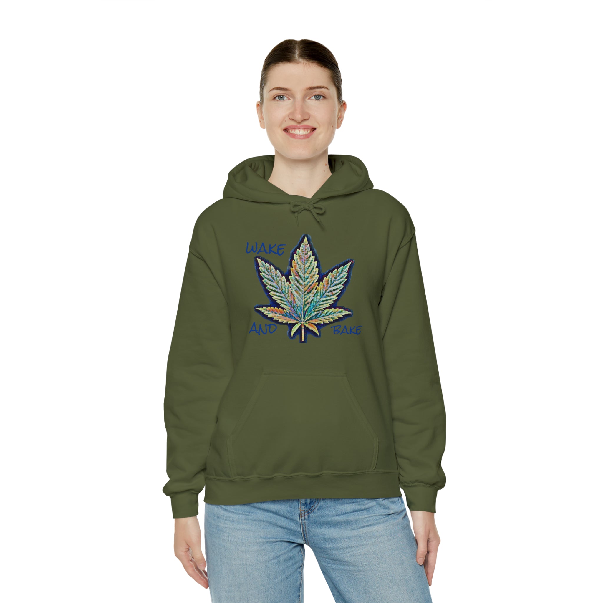 The Five Finger Leaf 2 Unisex Heavy Blend™ Hooded Sweatshirt