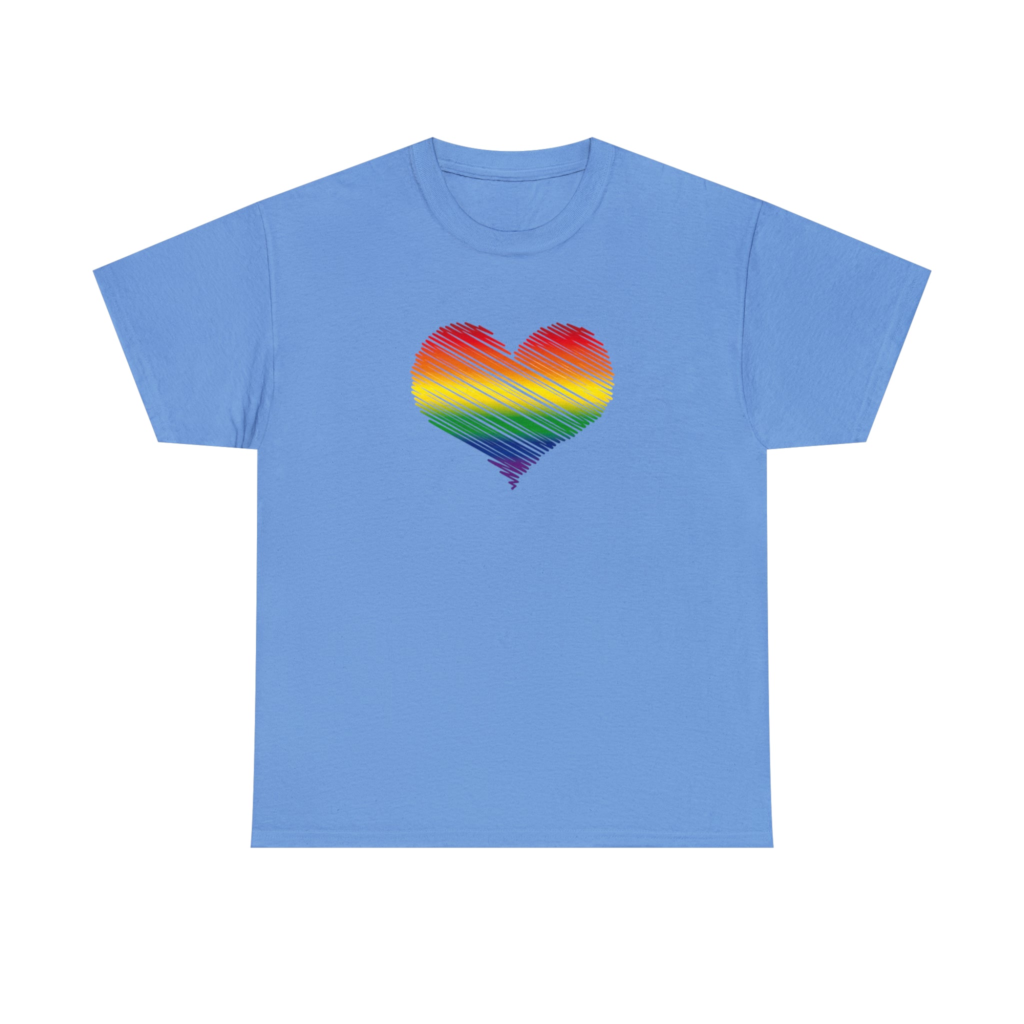 Love is Love Heart Unisex Heavy Cotton Tee
