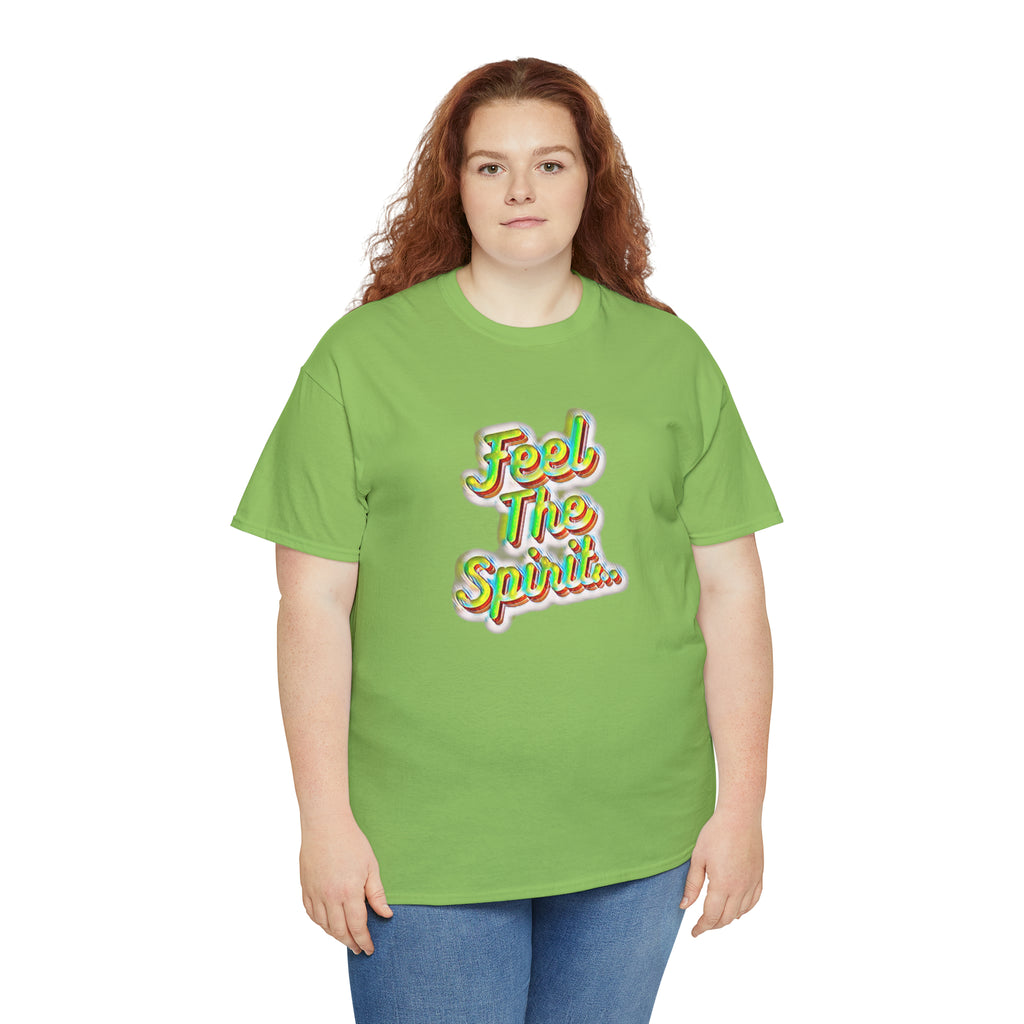 Feel The Spirit Unisex Heavy Cotton Tee