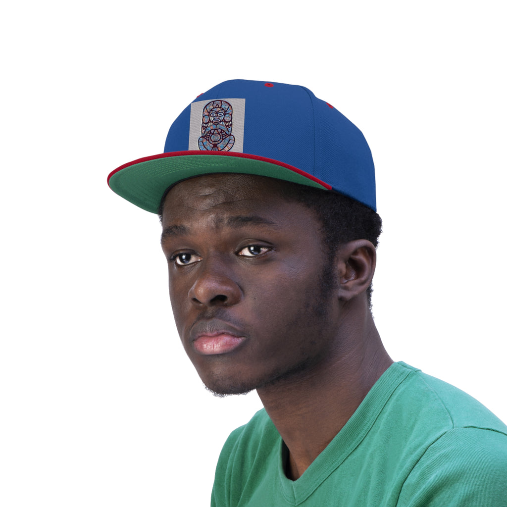 Taino Atabey Unisex Flat Bill Hat