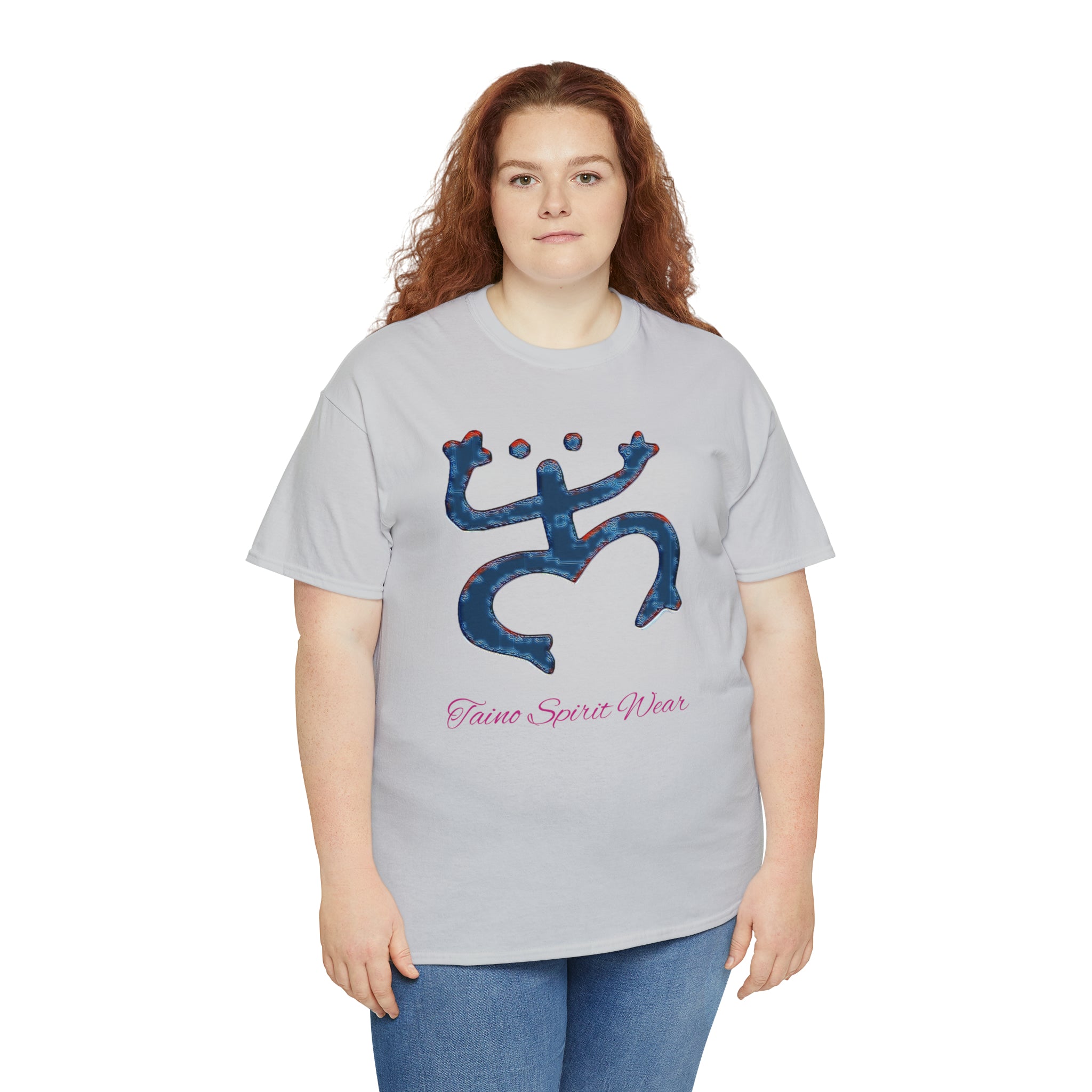 Taino Large Coqui Unisex Heavy Cotton Tee